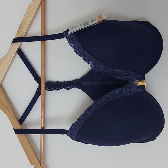 NWT Natori Front Closure Racer Back Lightly Padded Mesh Bra Size 36DD - Picture 2 of 8